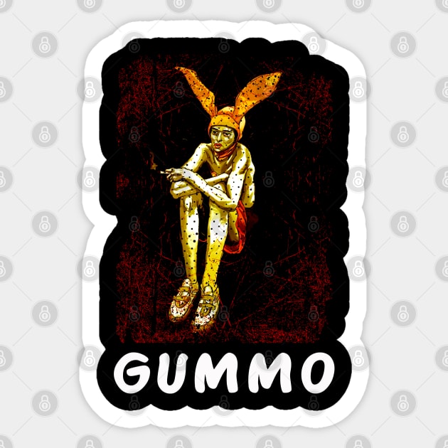 Gummo Where Reality And Surrealism Collide Sticker by Church Green